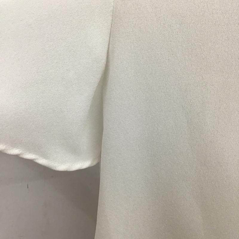 ナチュラルビューティーベーシック NATURAL BEAUTY BASIC カットソー 半袖 017-8210631 レース M 無地 白 / ホワイト /  レディース USED 古着 中古 10079414