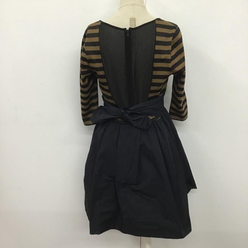 ジルスチュアート JILLSTUART ワンピース ミニスカート S 無地 X ボーダー柄 マルチカラー / マルチカラー /  レディース USED 古着 中古 10079475
