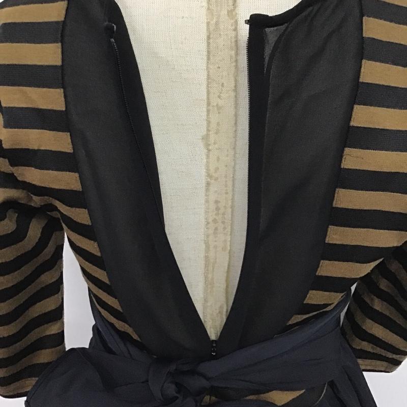 ジルスチュアート JILLSTUART ワンピース ミニスカート S 無地 X ボーダー柄 マルチカラー / マルチカラー /  レディース USED 古着 中古 10079475
