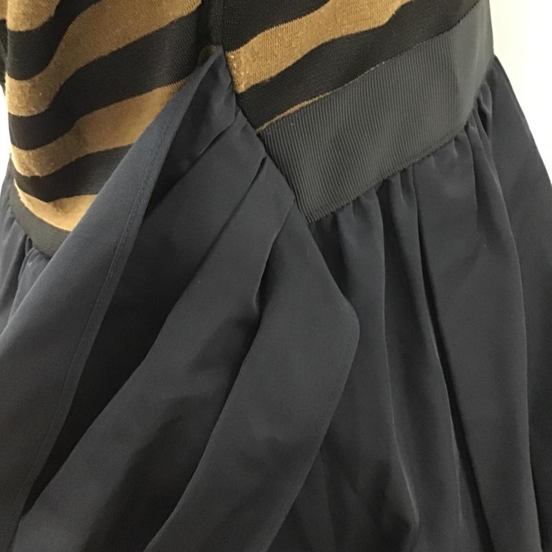 ジルスチュアート JILLSTUART ワンピース ミニスカート S 無地 X ボーダー柄 マルチカラー / マルチカラー /  レディース USED 古着 中古 10079475