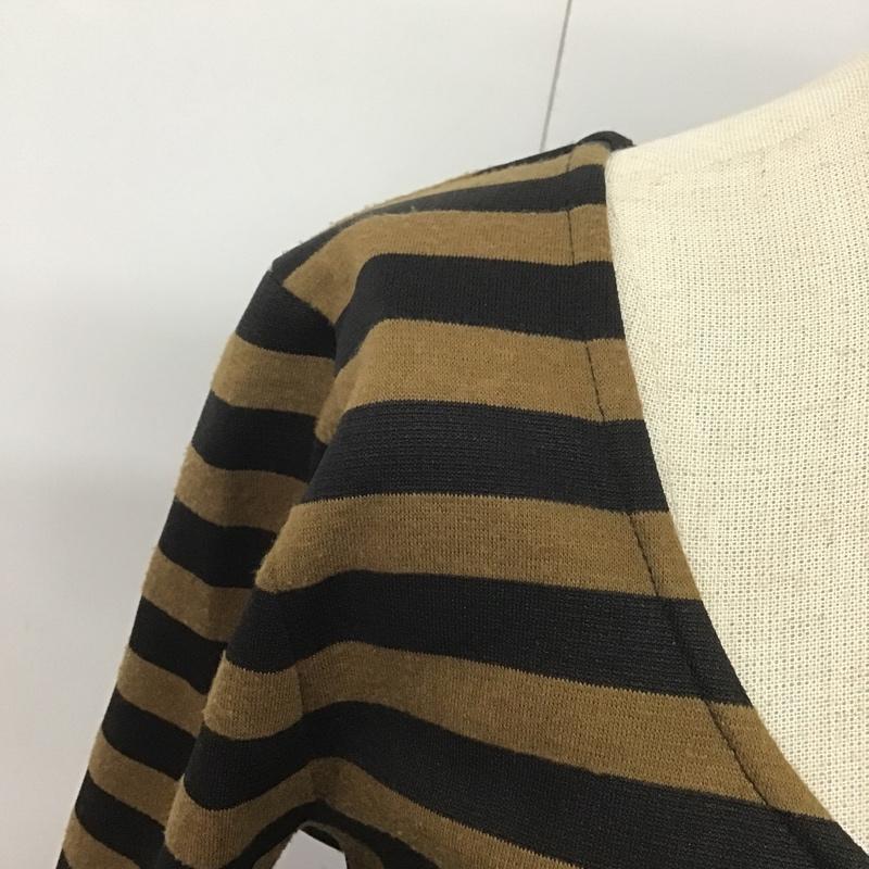 ジルスチュアート JILLSTUART ワンピース ミニスカート S 無地 X ボーダー柄 マルチカラー / マルチカラー /  レディース USED 古着 中古 10079475