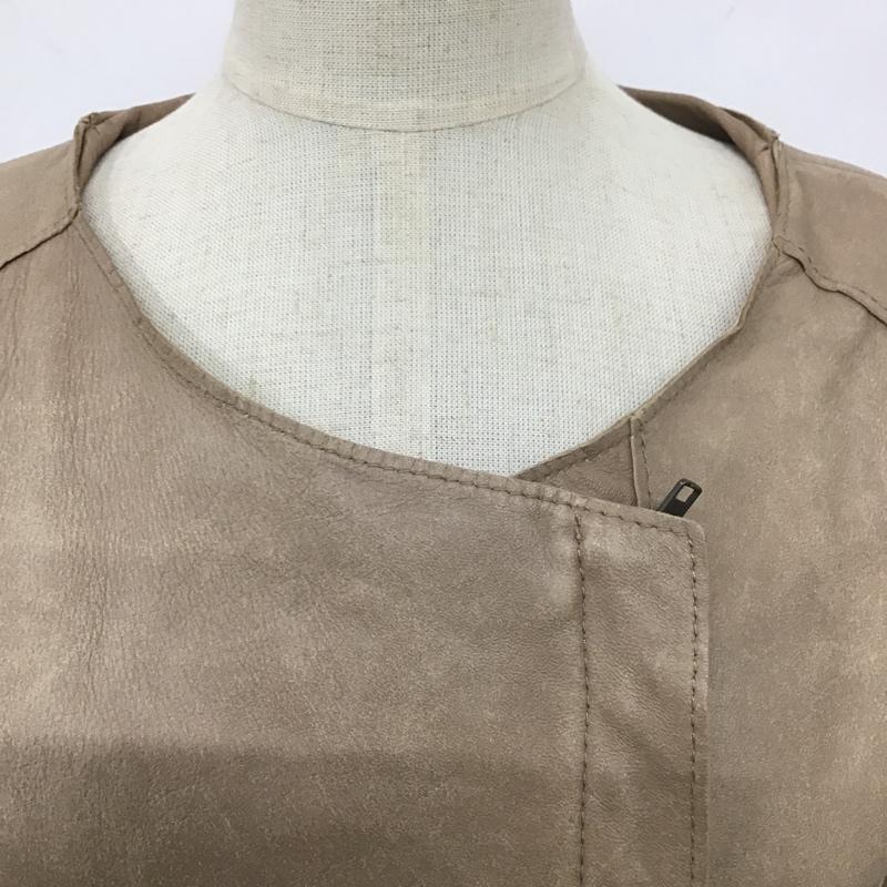 グリーンレーベルリラクシング green label relaxing ジャケット、上着 ジャケット、ブレザー 36 無地 ベージュ / ベージュ /  レディース USED 古着 中古 10079477
