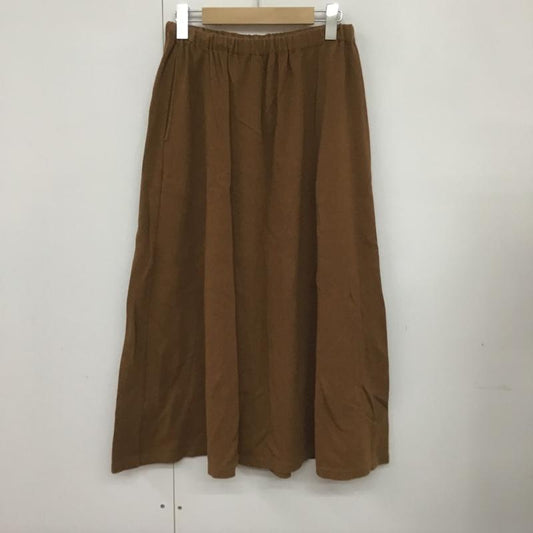 アーバンリサーチドアーズ URBAN RESEARCH DOORS スカート ロングスカート DR87-25M705 FREE 無地 茶 / ブラウン /  レディース USED 古着 中古 10079486