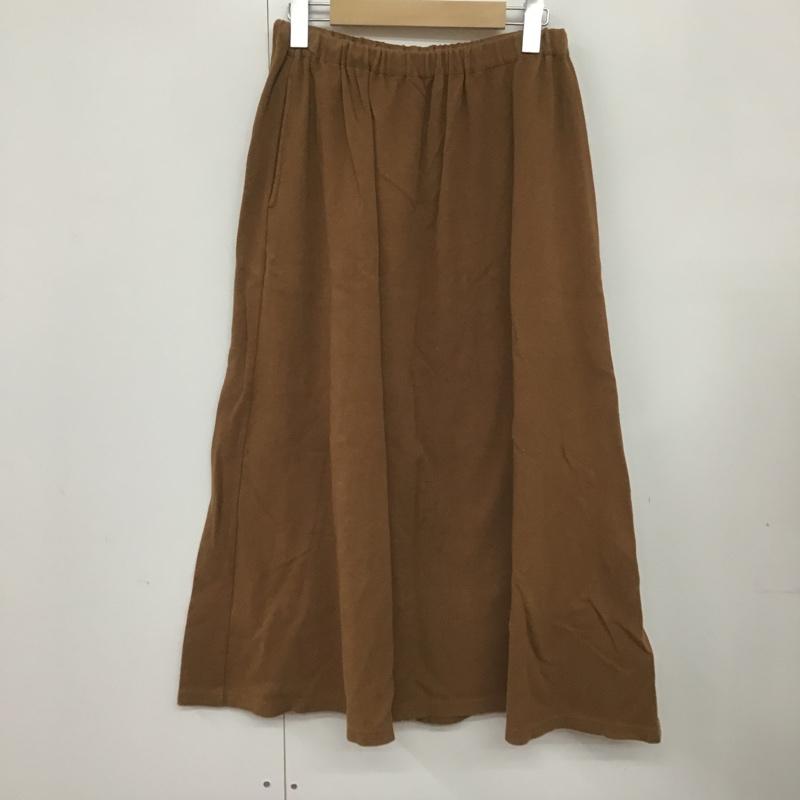 アーバンリサーチドアーズ URBAN RESEARCH DOORS スカート ロングスカート DR87-25M705 FREE 無地 茶 / ブラウン /  レディース USED 古着 中古 10079486