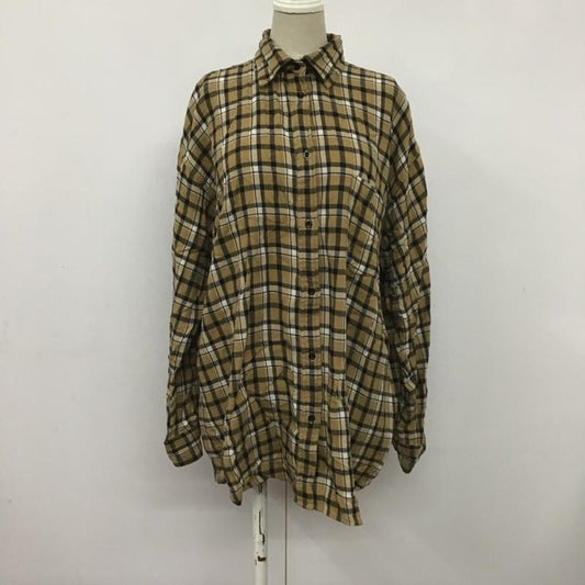 ジーナシス JEANASIS シャツ、ブラウス 長袖 FREE チェック マルチカラー / マルチカラー /  レディース USED 古着 中古 10079546