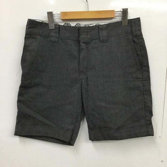 ディッキーズ Dickies パンツ ショートパンツ WD874-H3 TCツイルショートパンツ 32インチ ロゴ、文字 灰 / グレー /  メンズ USED 古着 中古 10079550