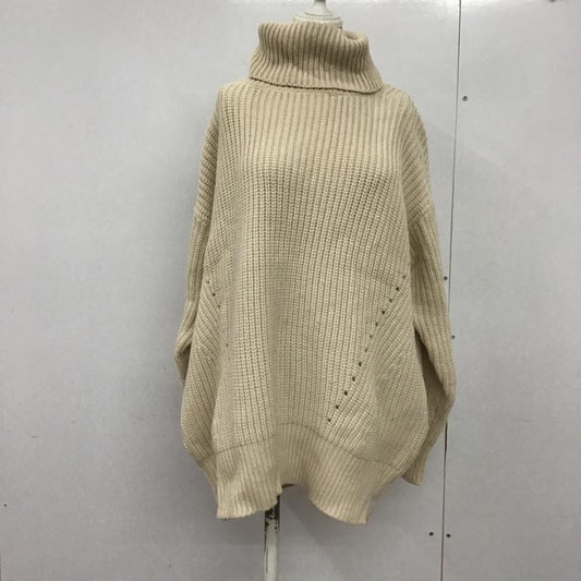 ローリーズファーム LOWRYS FARM ニット、セーター 長袖 FREE 無地 ベージュ / ベージュ /  レディース USED 古着 中古 10079579