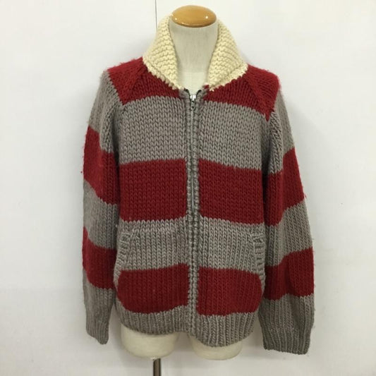 古着 USED カーディガン 長袖 L 無地 マルチカラー / マルチカラー /  メンズ USED 古着 中古 10079604