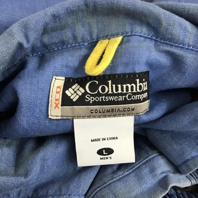 コロンビア Columbia ジャケット、上着 ジャンパー、ブルゾン L 無地 青 / ブルー /  メンズ USED 古着 中古 10079819