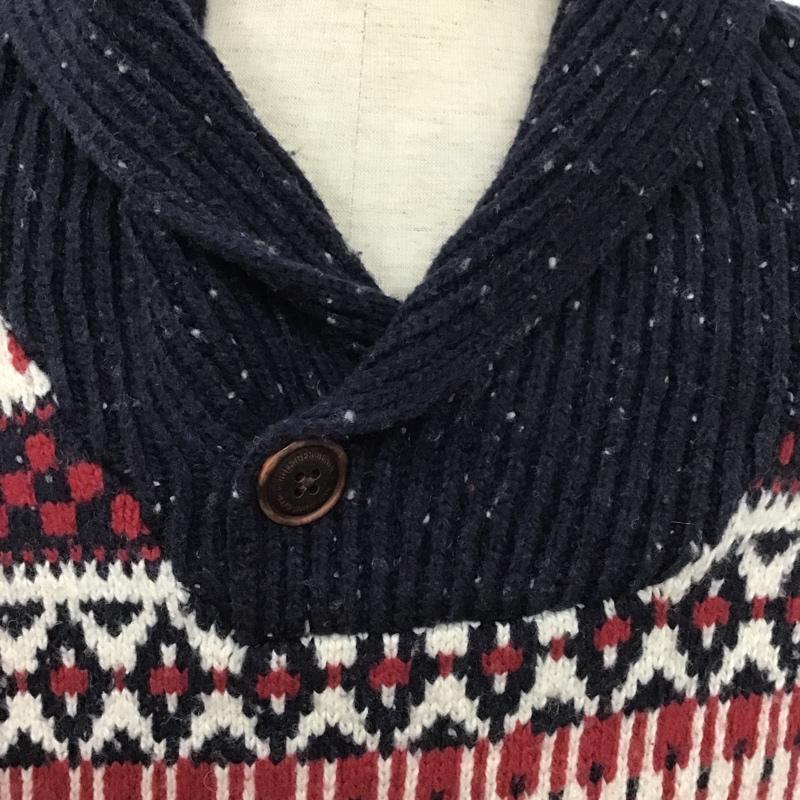 トミーヒルフィガー TOMMY HILFIGER ニット、セーター 長袖 L 総柄 マルチカラー / マルチカラー /  メンズ USED 古着 中古 10079852