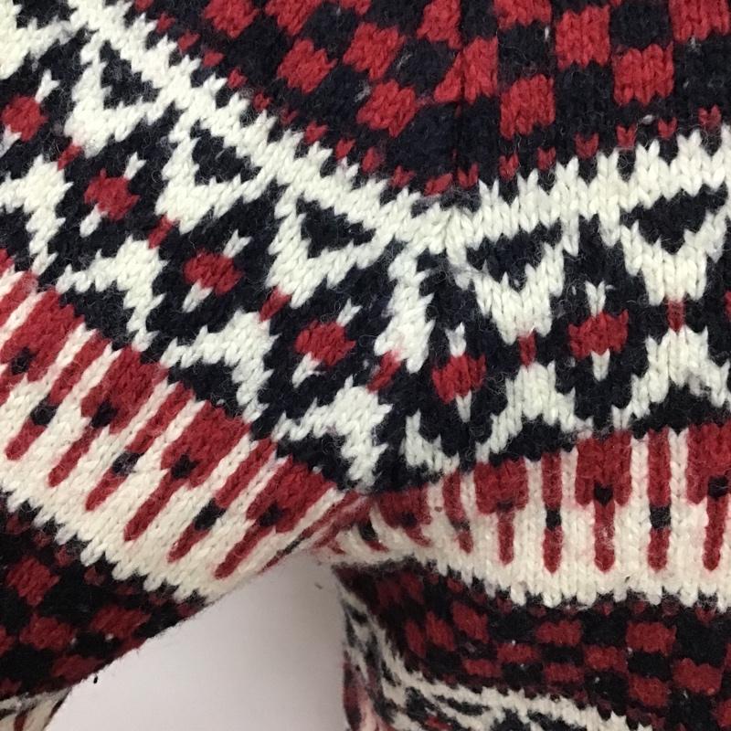 トミーヒルフィガー TOMMY HILFIGER ニット、セーター 長袖 L 総柄 マルチカラー / マルチカラー /  メンズ USED 古着 中古 10079852