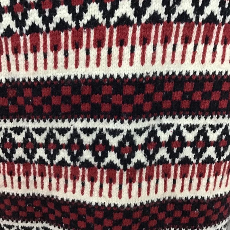 トミーヒルフィガー TOMMY HILFIGER ニット、セーター 長袖 L 総柄 マルチカラー / マルチカラー /  メンズ USED 古着 中古 10079852