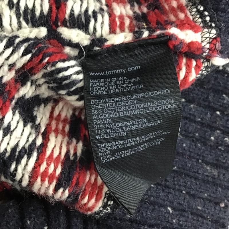 トミーヒルフィガー TOMMY HILFIGER ニット、セーター 長袖 L 総柄 マルチカラー / マルチカラー /  メンズ USED 古着 中古 10079852