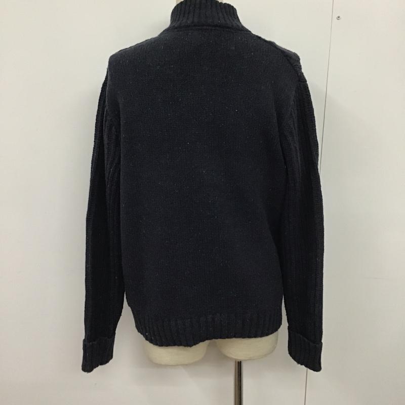 エルエルビーン L.L.Bean ニット、セーター 長袖 M 無地 紺 / ネイビー /  メンズ USED 古着 中古 10079855