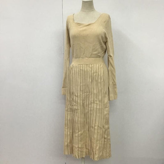 アプレジュール apres jour ワンピース ロングスカート S 無地 オフホワイト / オフホワイト /  レディース USED 古着 中古 10079882