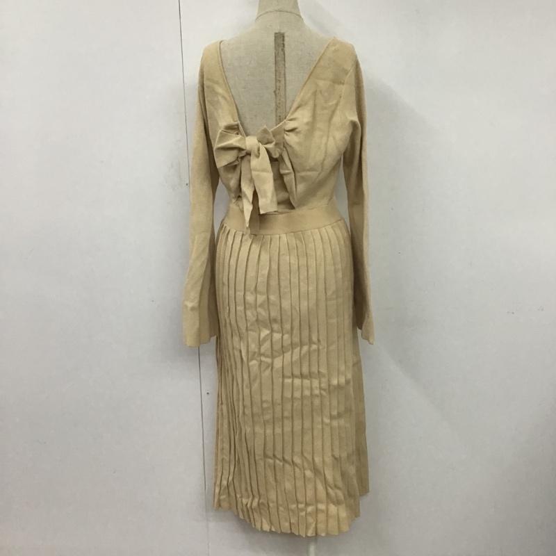 アプレジュール apres jour ワンピース ロングスカート S 無地 オフホワイト / オフホワイト /  レディース USED 古着 中古 10079882