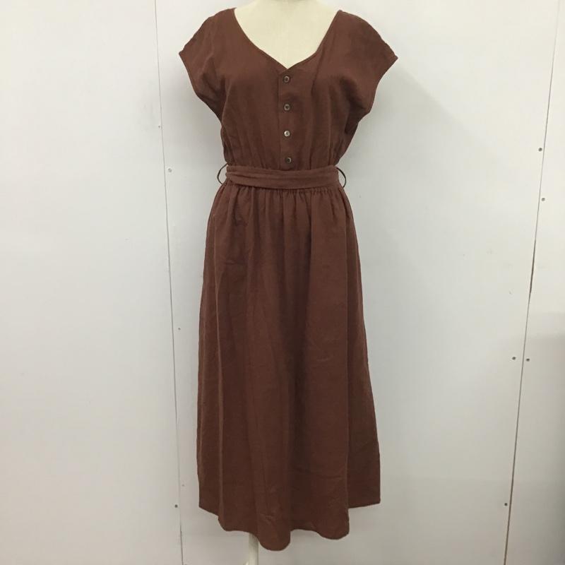フリークスストア FREAK'S STORE ワンピース ロングスカート FREE 無地 茶 / ブラウン /  レディース USED 古着 中古 10079892
