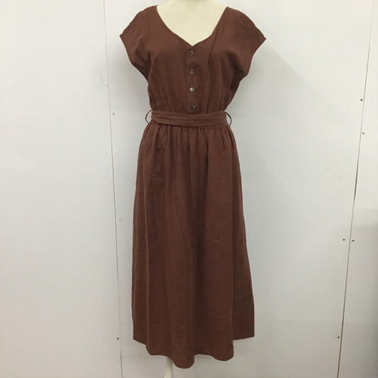 フリークスストア FREAK'S STORE ワンピース ロングスカート FREE 無地 茶 / ブラウン /  レディース USED 古着 中古 10079892