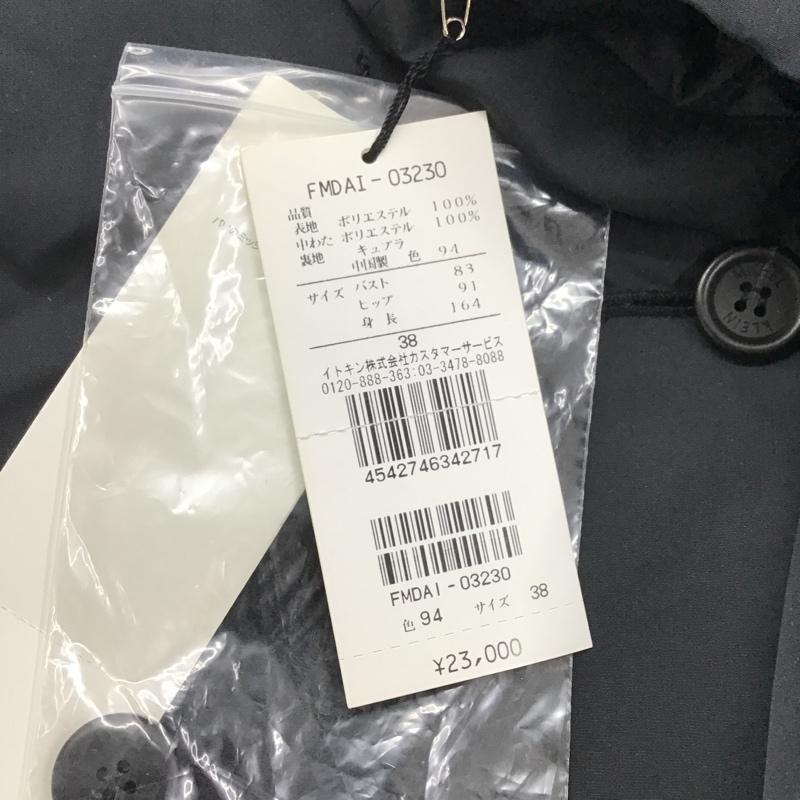 ミッシェル・クラン MICHEL KLEIN ジャケット、上着 ジャケット、ブレザー タグ付 38 無地 黒 / ブラック /  レディース USED 古着 中古 10079907