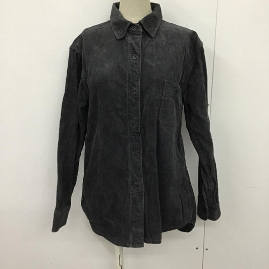 レプシィム LEPSIM シャツ、ブラウス 長袖 M 無地 チャコールグレー / チャコールグレー /  レディース USED 古着 中古 10079912