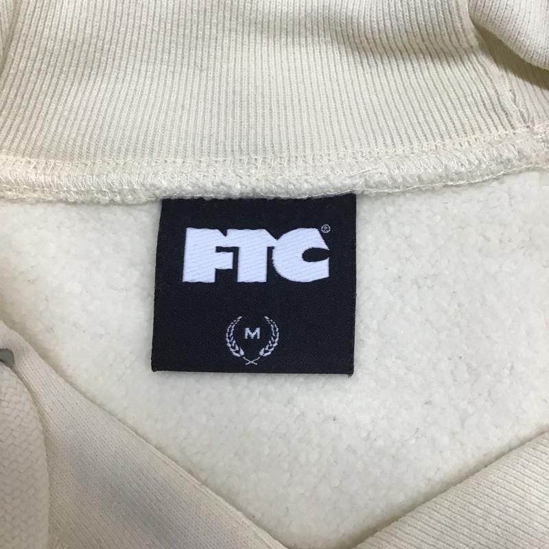 エフティーシー FTC パーカー 長袖 フーディ M プリント アイボリー / アイボリー /  メンズ USED 古着 中古 10079935