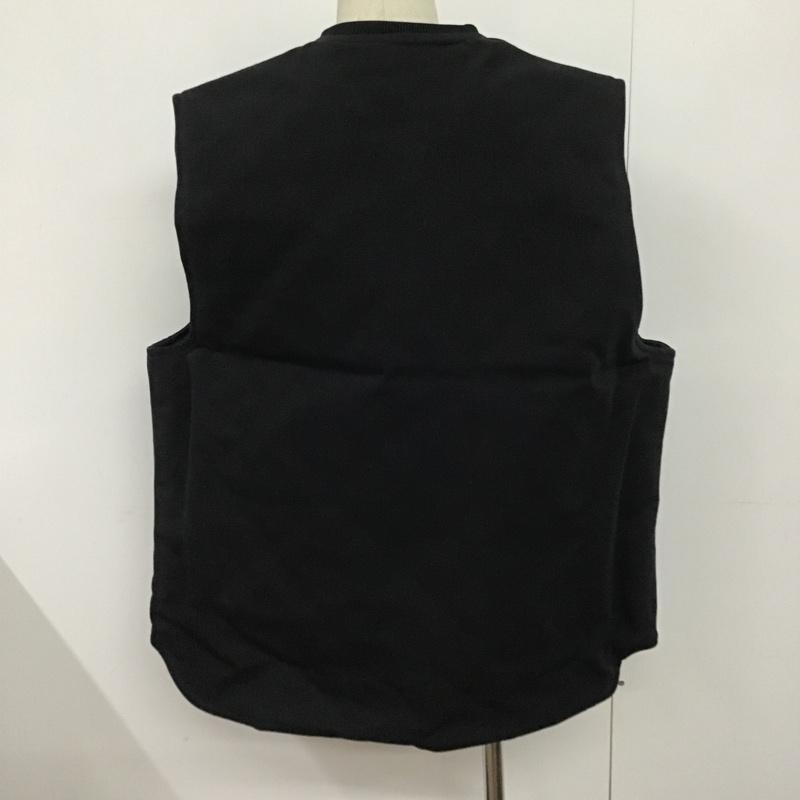 カーハート Carhartt ベスト ベスト OV0001 Duck Insulates Rib Collar Vest タグ付き XL ロゴ、文字 黒 / ブラック /  メンズ USED 古着 中古 10080125