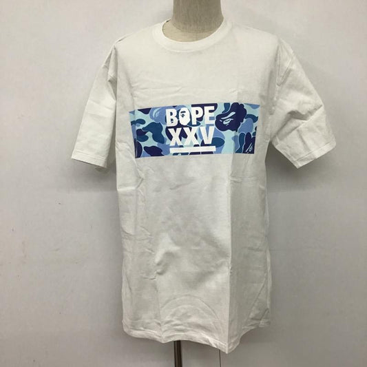 アベイシングエイプ A BATHING APE Tシャツ 半袖 3L プリント 白 / ホワイト /  メンズ USED 古着 中古 10080131