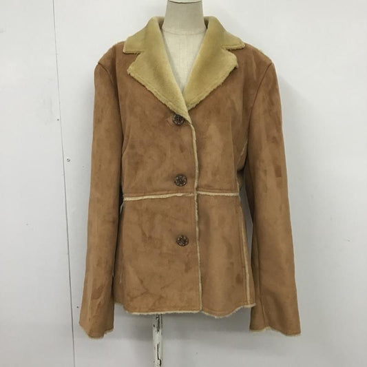 エムシーエム MCM コート コート一般 ムートンコート L 無地 茶 / ブラウン /  レディース USED 古着 中古 10080226