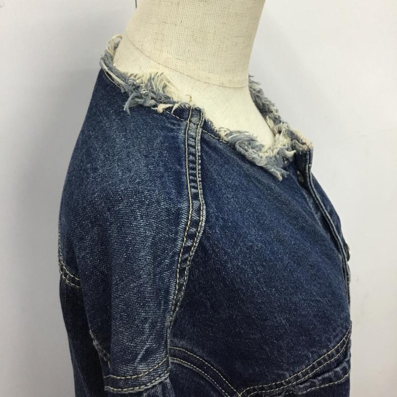 サニーレーベルアーバンリサーチ Sonny Label URBAN RESEARCH ワンピース ひざ丈スカート デニムワンピース 36 無地 インディゴ / インディゴ /  レディース USED 古着 中古 10080295