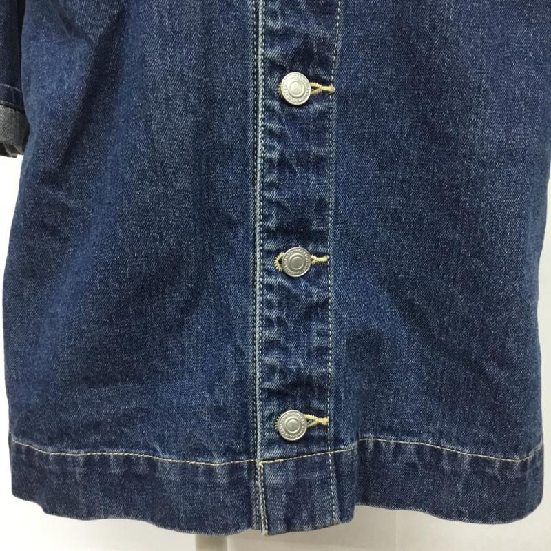 サニーレーベルアーバンリサーチ Sonny Label URBAN RESEARCH ワンピース ひざ丈スカート デニムワンピース 36 無地 インディゴ / インディゴ /  レディース USED 古着 中古 10080295