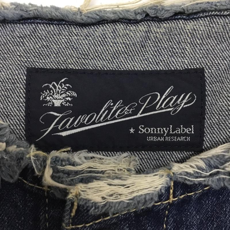 サニーレーベルアーバンリサーチ Sonny Label URBAN RESEARCH ワンピース ひざ丈スカート デニムワンピース 36 無地 インディゴ / インディゴ /  レディース USED 古着 中古 10080295
