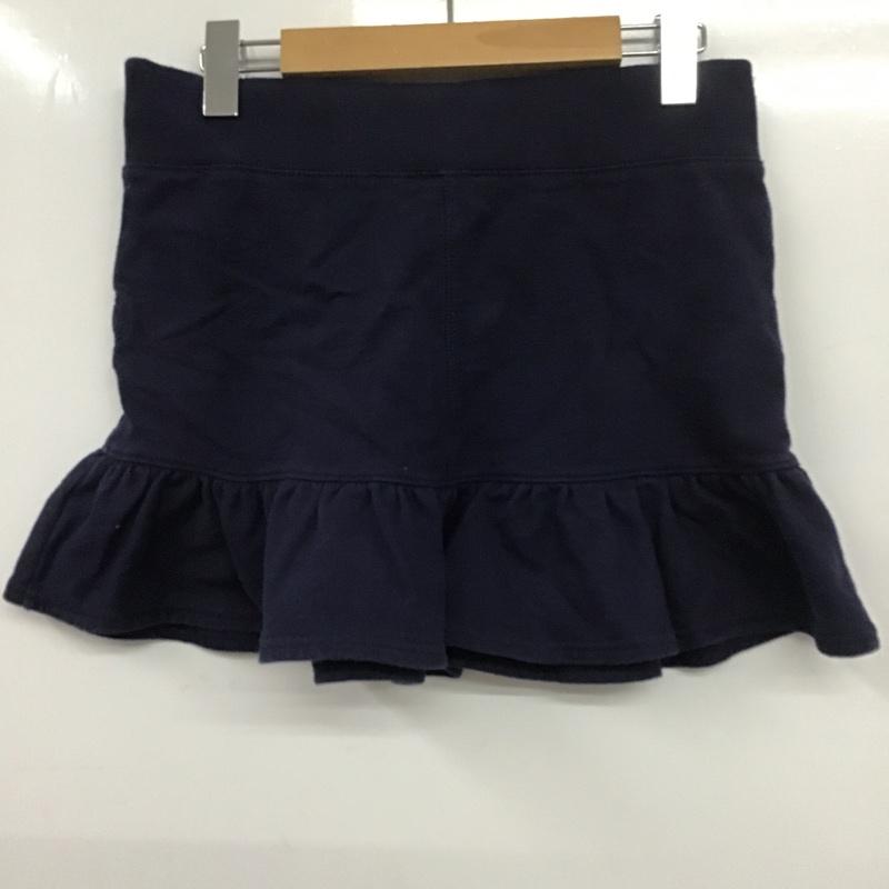 ラルフローレン RALPHLAUREN スカート ミニスカート キッズ スウェットスカート XL ワンポイント 紺 / ネイビー /  ガールズ USED 古着 中古 10080304