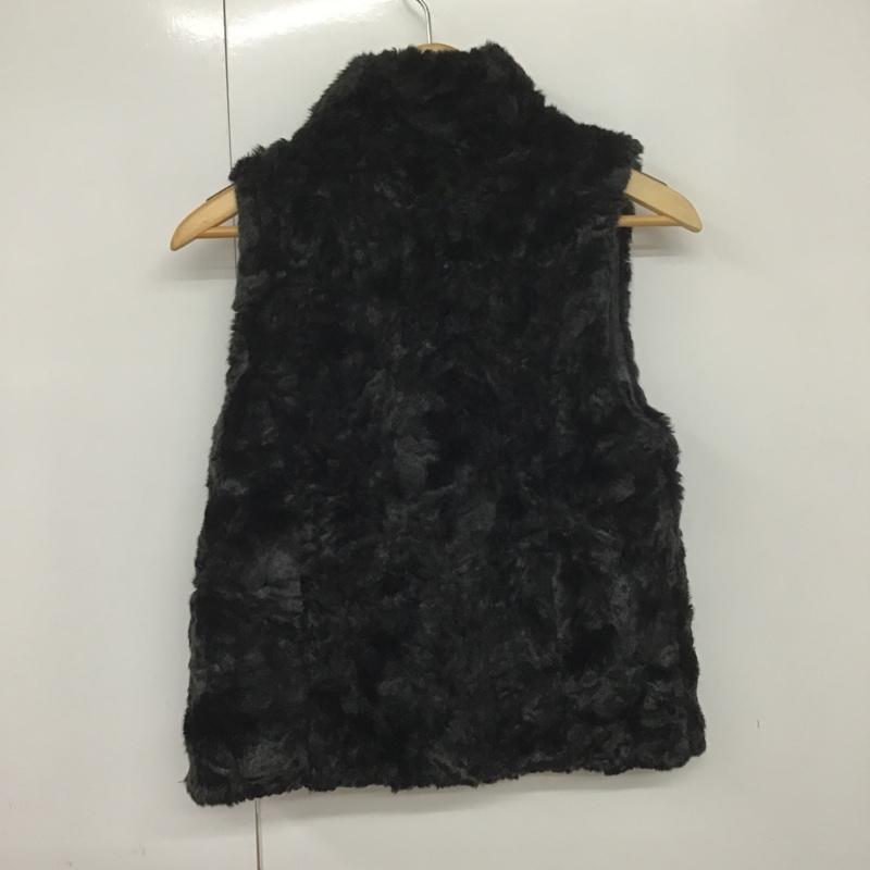 ザラ ZARA ベスト ベスト キッズ 150cm 無地 黒 / ブラック /  ガールズ USED 古着 中古 10080308