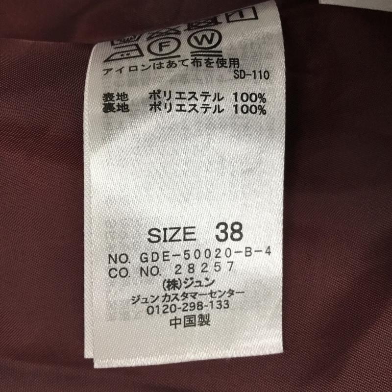 ロペピクニック ROPE' PICNIC ワンピース ロングスカート 38 無地 えんじ / ワインレッド /  レディース USED 古着 中古 10080339