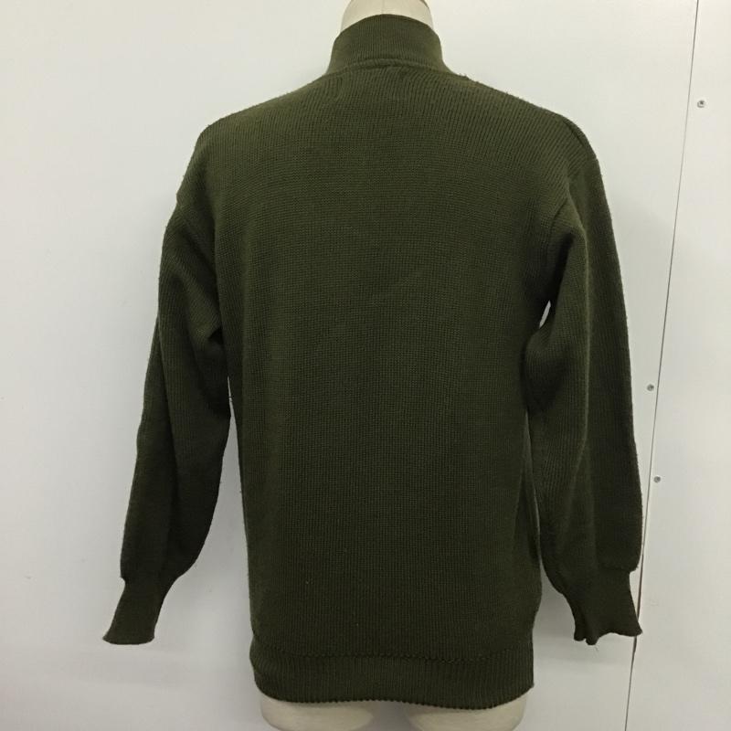 古着 USED ニット、セーター 長袖 ハイネック L 無地 カーキ / カーキ /  メンズ USED 古着 中古 10080341