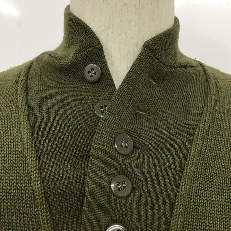 古着 USED ニット、セーター 長袖 ハイネック L 無地 カーキ / カーキ /  メンズ USED 古着 中古 10080341