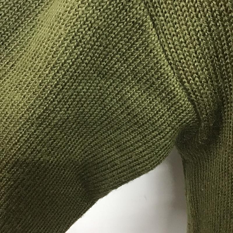 古着 USED ニット、セーター 長袖 ハイネック L 無地 カーキ / カーキ /  メンズ USED 古着 中古 10080341