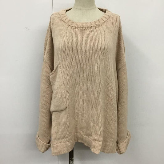 サマンサモスモス Samansa Mos2 ニット、セーター 長袖 FREE 無地 桃 / ピンク /  レディース USED 古着 中古 10080342