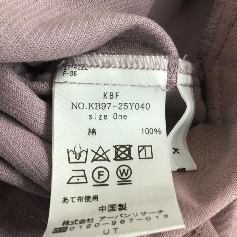 ケービーエフ KBF スカート ひざ丈スカート KB97-25Y040 コーデュロイラップ風スカート 無地 桃 / ピンク /  レディース USED 古着 中古 10080380