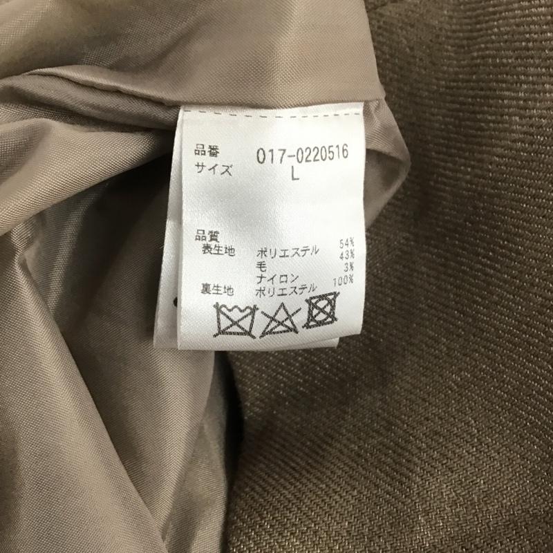 ナチュラルビューティーベーシック NATURAL BEAUTY BASIC スカート ひざ丈スカート L 無地 ベージュ / ベージュ /  レディース USED 古着 中古 10080381