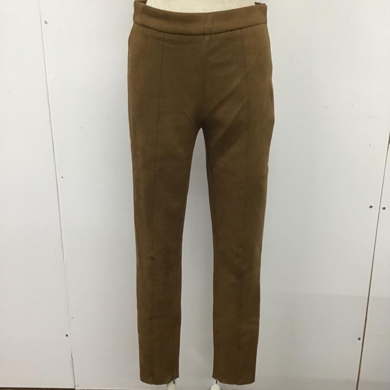 ザラ ZARA ボトムス ボトムス S 無地 茶 / ブラウン /  レディース USED 古着 中古 10080382