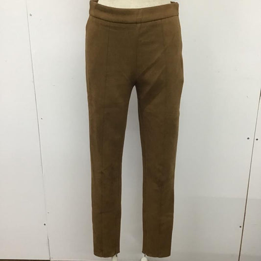 ザラ ZARA ボトムス ボトムス S 無地 茶 / ブラウン /  レディース USED 古着 中古 10080382