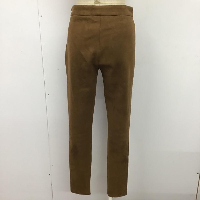 ザラ ZARA ボトムス ボトムス S 無地 茶 / ブラウン /  レディース USED 古着 中古 10080382