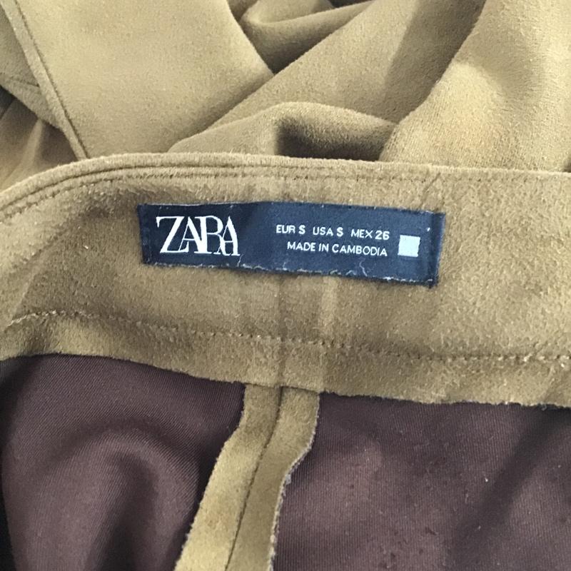 ザラ ZARA ボトムス ボトムス S 無地 茶 / ブラウン /  レディース USED 古着 中古 10080382