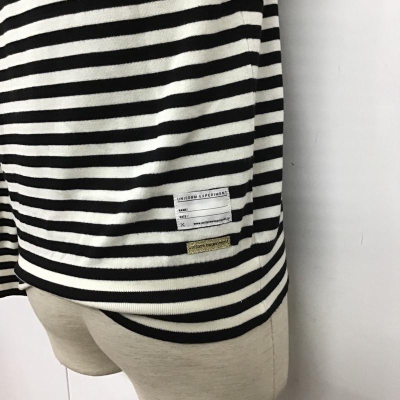 ユニフォームエクスペリメント uniform experiment ニット、セーター 長袖 1 ボーダー柄 マルチカラー / マルチカラー /  メンズ USED 古着 中古 10080428