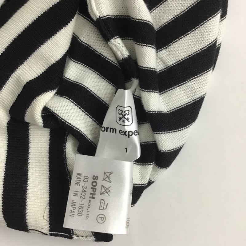 ユニフォームエクスペリメント uniform experiment ニット、セーター 長袖 1 ボーダー柄 マルチカラー / マルチカラー /  メンズ USED 古着 中古 10080428