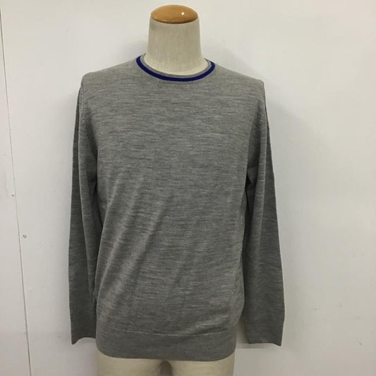 ユニフォームエクスペリメント uniform experiment ニット、セーター 長袖 2 無地 灰 / グレー /  メンズ USED 古着 中古 10080433