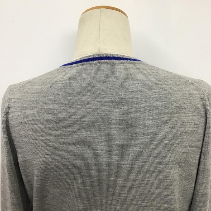 ユニフォームエクスペリメント uniform experiment ニット、セーター 長袖 2 無地 灰 / グレー /  メンズ USED 古着 中古 10080433