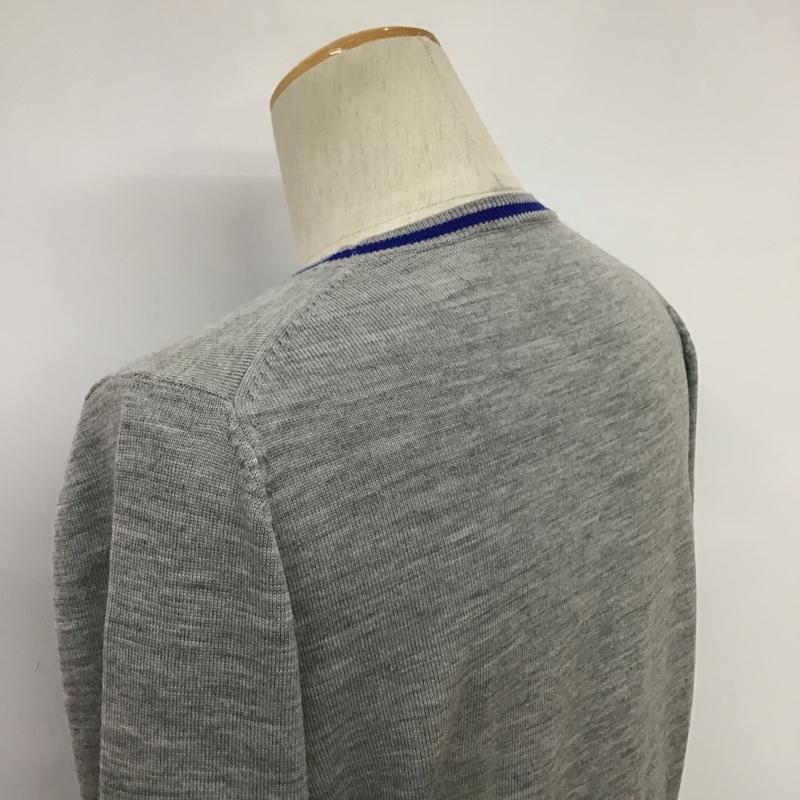 ユニフォームエクスペリメント uniform experiment ニット、セーター 長袖 2 無地 灰 / グレー /  メンズ USED 古着 中古 10080433