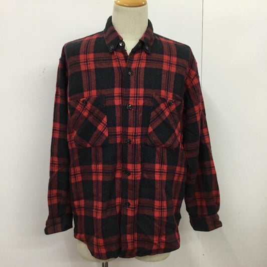 古着 USED シャツ、ブラウス 長袖 ボタンダウシャツ L チェック マルチカラー / マルチカラー /  メンズ USED 古着 中古 10080469